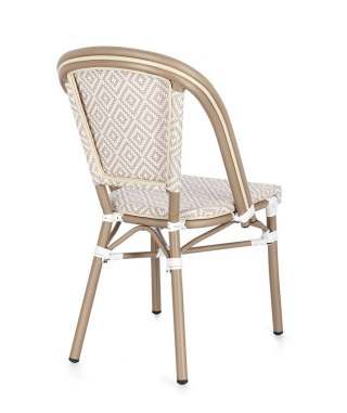 BIZZOTTO krzesło ogrodowe SILVEIRA beżowe