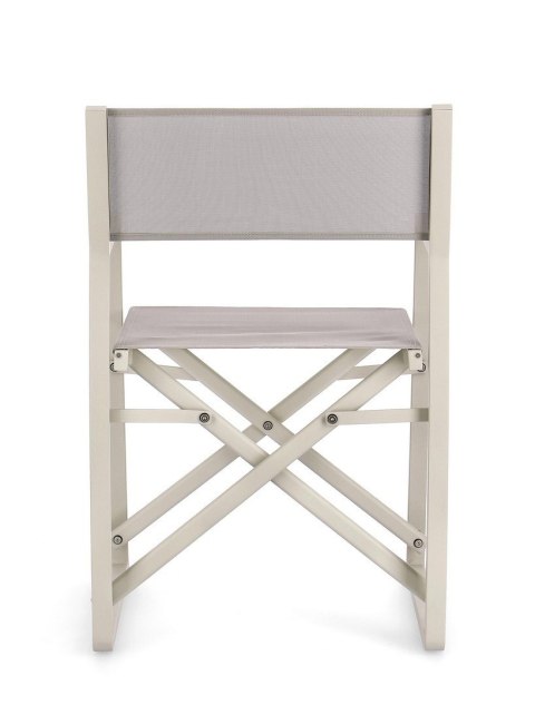 BIZZOTTO krzesło ogrodowe / reżyserskie KONNOR beżowe