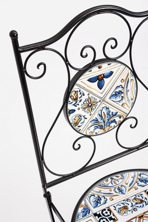 Bizzotto BIZZOTTO krzesło ogrodowe składane MYKONOS czarne