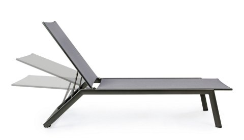 BIZZOTTO leżak ogrodowy CRUISE szary