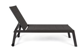 BIZZOTTO leżak ogrodowy HILDE szary