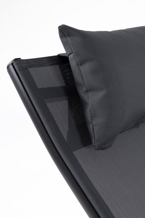 BIZZOTTO leżak ogrodowy KRION czarny