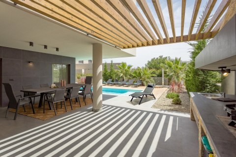 BIZZOTTO leżak ogrodowy KRION czarny