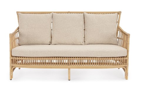 BIZZOTTO sofa 3-osobowa ogrodowa ADELMA naturalna