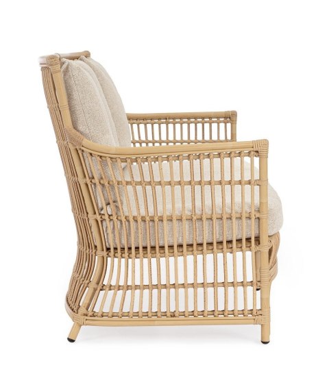 BIZZOTTO sofa 3-osobowa ogrodowa ADELMA naturalna