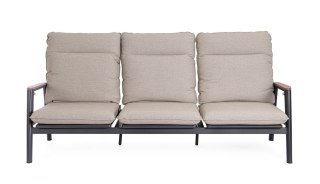 BIZZOTTO sofa 3-osobowa ogrodowa MIGUEL beżowa