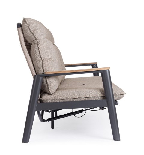 BIZZOTTO sofa 3-osobowa ogrodowa MIGUEL beżowa