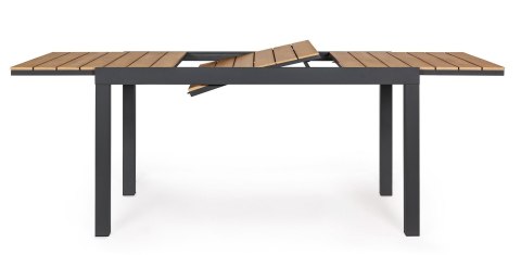 Bizzotto BIZZOTTO stół ogrodowy ELIAS 140-200 naturalny / rozkładany