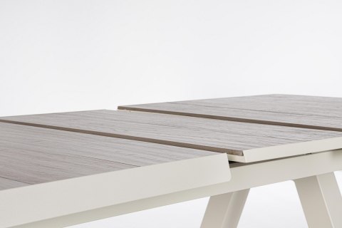 BIZZOTTO stół ogrodowy KRION PELICAN 163-203 rozkładany