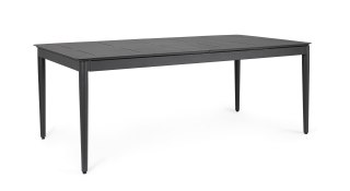 BIZZOTTO stół ogrodowy NEBULA 200-300 czarny / rozkładany