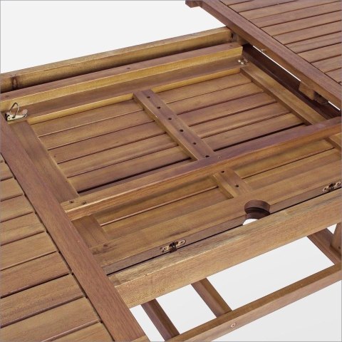 BIZZOTTO stół ogrodowy NOEMI 180-240 naturalny / rozkładany