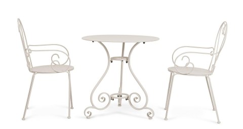 BIZZOTTO stolik ogrodowy ETIENNE beżowy