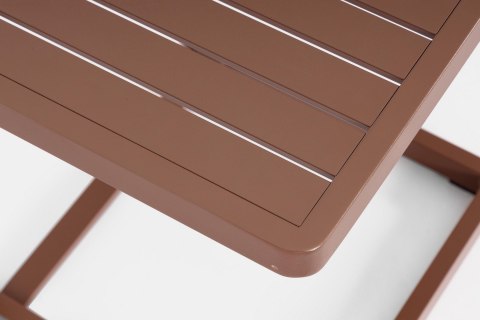 BIZZOTTO stolik ogrodowy KONNOR brązowy