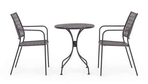 BIZZOTTO stolik ogrodowy LIZETTE czarny