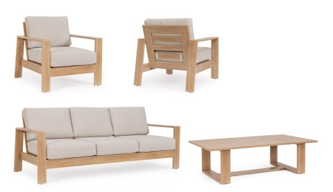 BIZZOTTO zestaw ogrodowy BALTIC naturalny