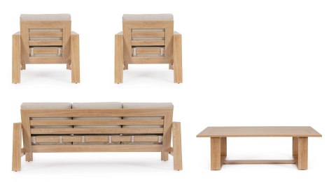 BIZZOTTO zestaw ogrodowy BALTIC naturalny