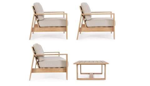 BIZZOTTO zestaw ogrodowy BALTIC naturalny