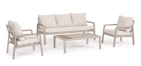 Bizzotto BIZZOTTO zestaw ogrodowy ELNA PEYOTE beżowy