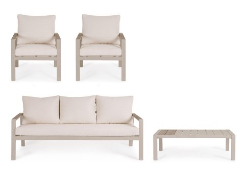 Bizzotto BIZZOTTO zestaw ogrodowy ELNA PEYOTE beżowy