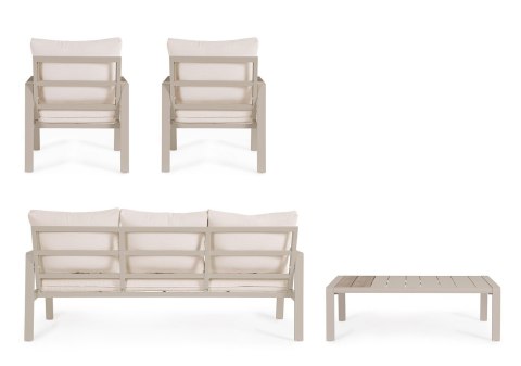 Bizzotto BIZZOTTO zestaw ogrodowy ELNA PEYOTE beżowy