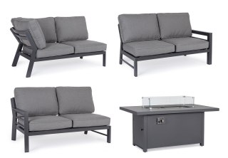 BIZZOTTO zestaw ogrodowy HENDRIX szary