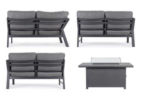 Bizzotto BIZZOTTO zestaw ogrodowy HENDRIX szary