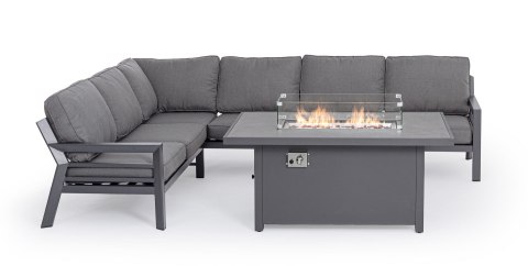 Bizzotto BIZZOTTO zestaw ogrodowy HENDRIX szary