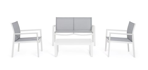 Bizzotto BIZZOTTO zestaw ogrodowy KALLEN biały