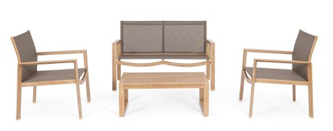 Bizzotto BIZZOTTO zestaw ogrodowy KALLEN naturalny