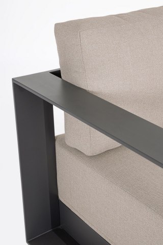 BIZZOTTO zestaw ogrodowy MOSES antracyt / beż