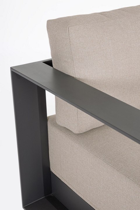 BIZZOTTO zestaw ogrodowy MOSES antracyt / beż