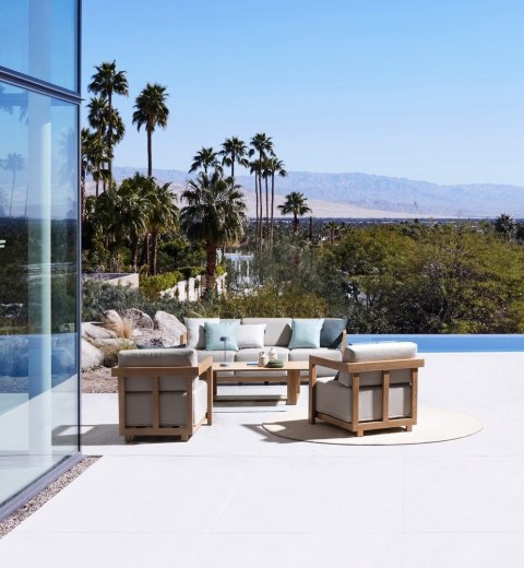 Bizzotto BIZZOTTO zestaw ogrodowy THESEUS naturalny