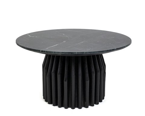 MaMaison MaMaison stolik kawowy LEVANTE 75 czarny marmur / drewno