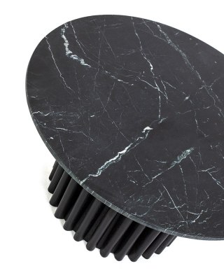 MaMaison stolik kawowy LEVANTE czarny marmur / drewno