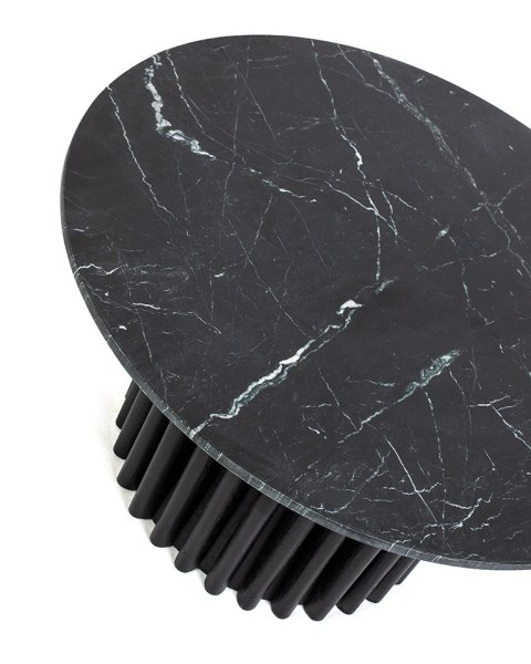 MaMaison MaMaison stolik kawowy LEVANTE 75 czarny marmur / drewno