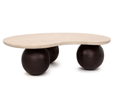 MaMaison MaMaison stolik kawowy ORGANIC 106 trawertyn / drewno