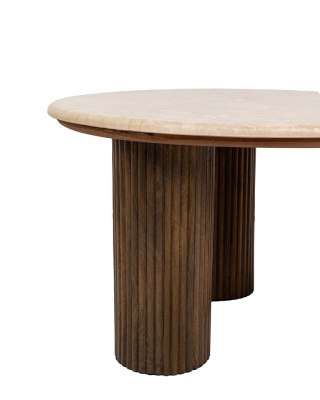 MaMaison stolik kawowy RAGNO marmur / drewno