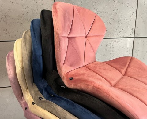 Krzesło obrotowe VASTO OFFICE VELVET PINK II GATUNEK