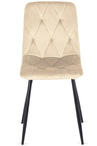 Krzesło tapicerowane BORGO VELVET BEIGE SMOKE II GATUNEK