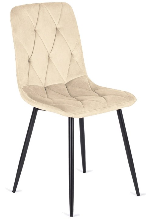 Krzesło tapicerowane BORGO VELVET BEIGE SMOKE II GATUNEK