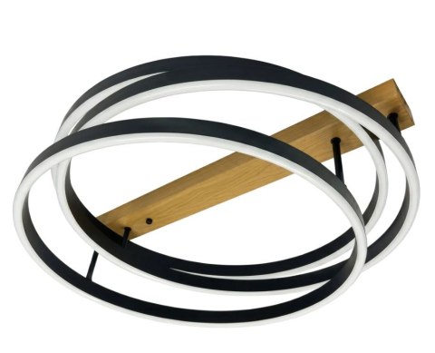 LAMPA SWE058-C BLACK WOOD
