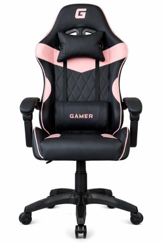 Fotel obrotowy gamingowy EVO PU PINK XL OUTLET