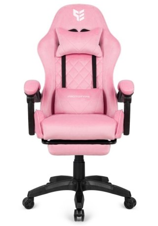 Fotel obrotowy gamingowy XL POKER PRO PINK SWEET ALCANTARA II GATUNEK