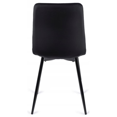 Zestaw Stół HARRY 102-142 cm Dąb Artisan/Czarny i 6 Krzeseł PERU Czarnych