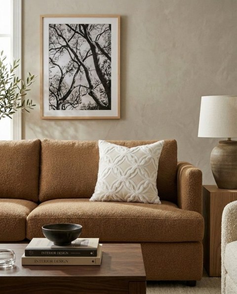 SHP Poduszka dekoracyjna SHP BOHO 45x45 beżowa