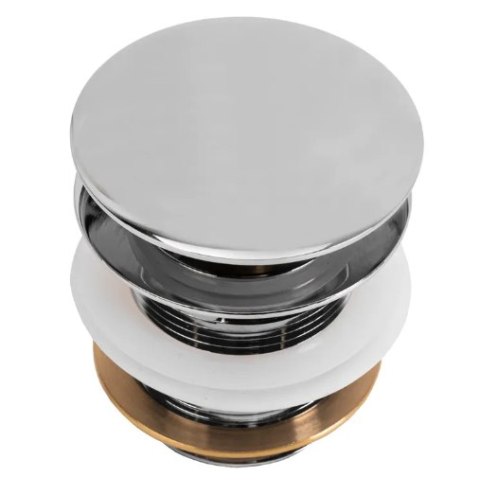 KOREK DO WANNY Z PRZELEWEM CHROM 6cm