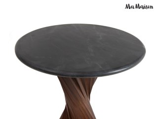 MaMaison MaMaison stolik TANGO 45 czarny marmur / drewno mango