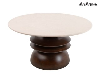 MaMaison MaMaison stolik kawowy RONDA 80 drewno mango / marmur