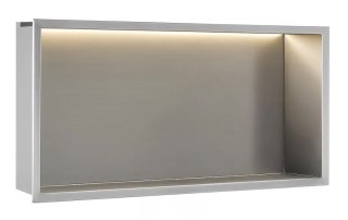 PÓŁKA WNĘKOWA LED 60x30x10 cm BRUSH