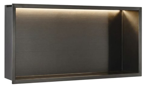PÓŁKA WNĘKOWA LED 60x30x10 cm TYTAN